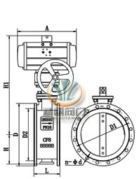 D641W氣動(dòng)通風(fēng)蝶閥 (開(kāi)關(guān)切斷型) 
