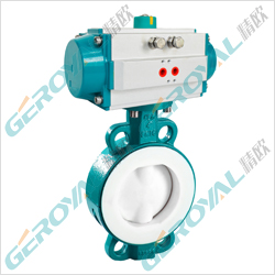 D671F46氣動(dòng)襯氟蝶閥